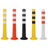 Słupek parkingowy blokujący T-FLEX | PCV, 100 cm, na stopie, elastyczny, uchylny - Słupki uchylne: zalety i zastosowanie elastycznych słupków w infrastrukturze drogowej